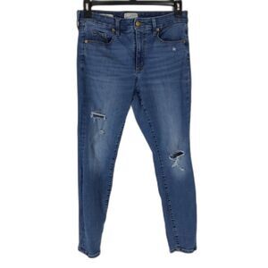 Universal Thread High Rise Skinny Jeans Women's Size 8/29R Distressed Stretch